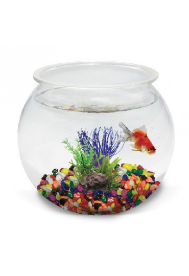 ICA PECERA GOLDFISH REDONDA PLÁSTICO 25 CM. ICA PECERA GOLDFISH REDONDA PLÁSTICO 25 CM.