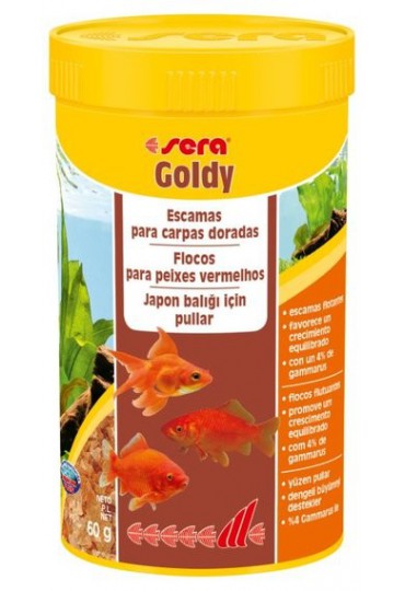 SERA GOLDY 250 ML. ALIMENTO CARPAS DORADAS SERA GOLDY 250 ML. ALIMENTO CARPAS DORADAS