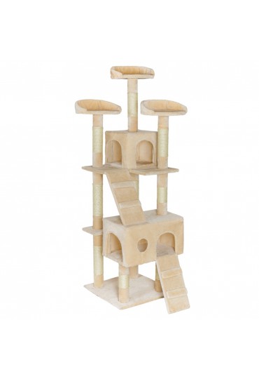 ARBOL RASCADOR BEIGE PARA GATOS ARBOL RASCADOR BEIGE PARA GATOS