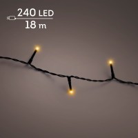 Luces 240 led 36 m basic luz calida 494336
