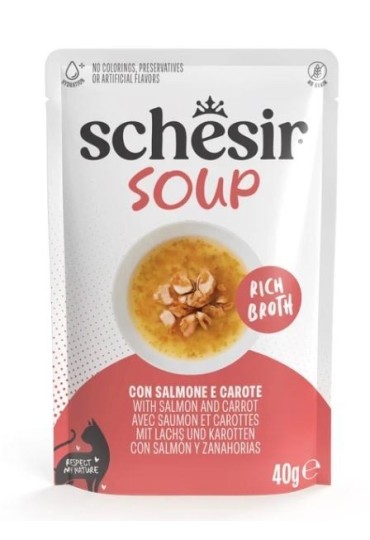 Schesir sopa salmon con zanahorias 40gr