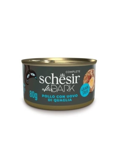 Schesir after dark pollo huevo codorniz pate 80g