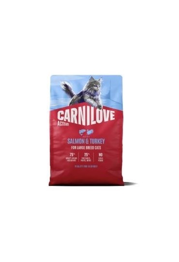 Salmon y pavo pienso seco 2kg carnilove active