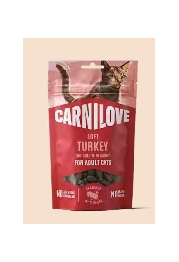 Soft snack pavo con hierba gatera 50g carnilove