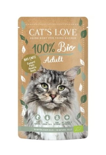 Cats love adult bio pato 100gr