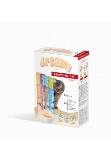 Creamy cat variety mix 25x15g