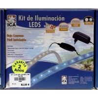 ICA KIT. ILUM LED LUZ BLANCA ACUARIO  566L  65CM