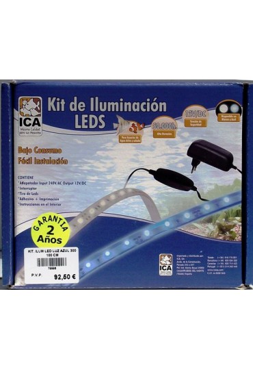 ICA KIT. ILUM LED LUZ BLANCA ACUARIO  566L  65CM