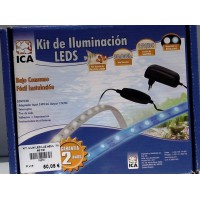 ICA KIT. ILUM LED LUZ AZUL ACUARIO  71L  65 CM