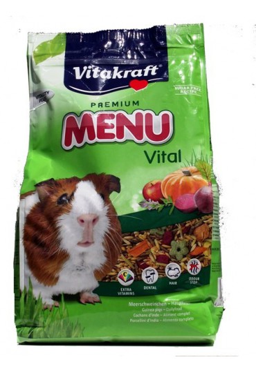 VITAKRAFT  MENU PREMIUN COBAYAS 3KG