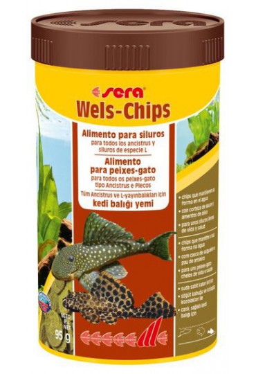 SERA WELS-CHIPS 1000  ALIMENTO SILUROS