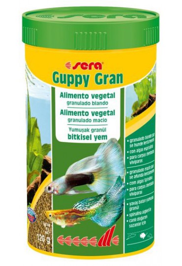 SERA GUPPY GRAN 250ML ALIMENTO VEGETAL