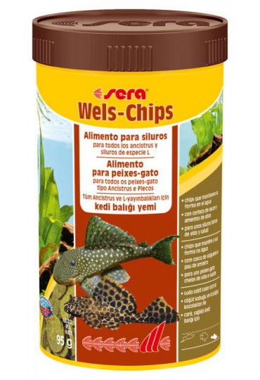 SERA WELS CHIPS 100ML ALIMENTO SILUROS