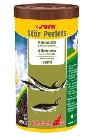 SERA POND STOR PERLETS 1000ML ALIMENTO ESTURIONES