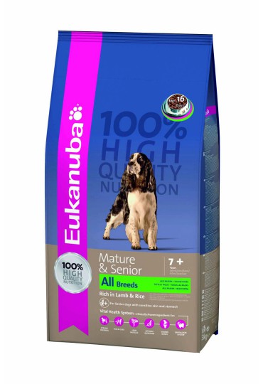 Eukanuba Mature & Senior Cordero y Arroz Eukanuba Mature & Senior Cordero y Arroz