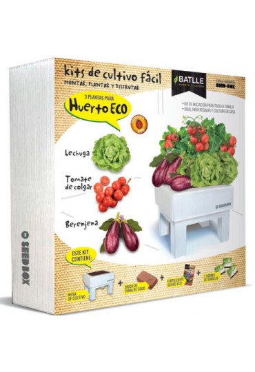 KIT DE CULTIVO FACÍL SEED BOX 30X30 CULINARIAS