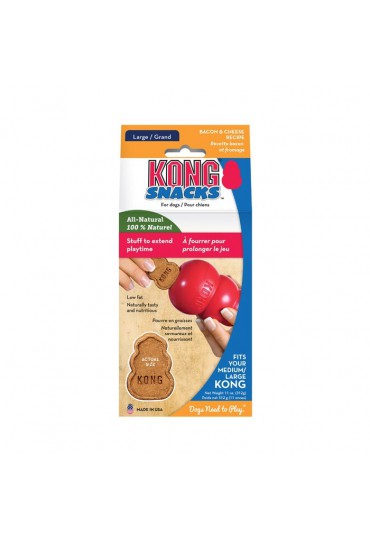 KONG SNACKS MINI GOLOSINAS KONG BACON Y QUESO