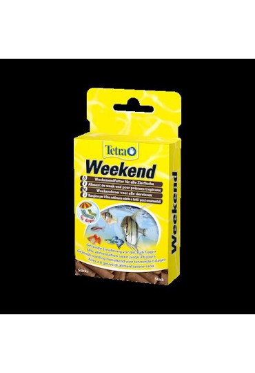 TETRA WEEKEND COMIDA PARA PECES TROPICALES 20 STIC