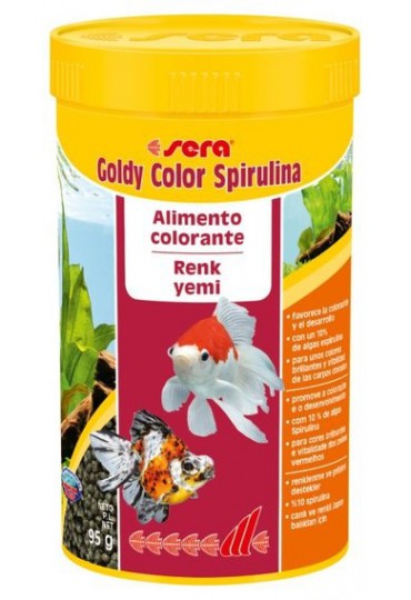 SERA GOLDY COLO SPIRULINA 250ML ALIMENTO COLORANTE