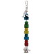 ICA JUGUETE PÁJARO 10 MADERAS C/CAMP 33 CM