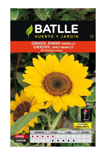 BATLLE SEMILLA DE GIRASOL ENANO AMARILLO