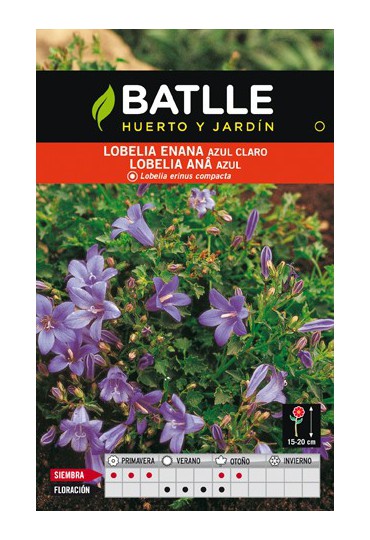 BATLLE SEMILLA DE LOBELIA ENANA AZUL CLARO