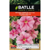 BATLLE SEMILLA DE PETUNIA COMPACTA ROSA PURO