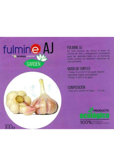 CORRECTOR ZINC FULMINE AJ 100 ML JIERBA ECOgrow