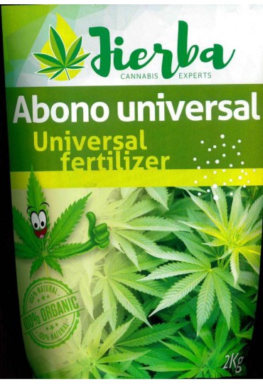 ABONO NATURAL  UNIVERSAL CANNABIS 2 KG JIERBA ECOGROW