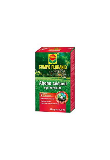 COMPO ABONO CESPED + HERBICIDA 3 KG COMPO ABONO CESPED + HERBICIDA 3 KG