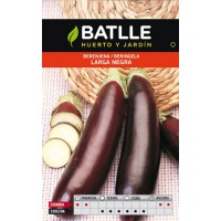 BATLLE SEMILLA DE BERENJENA LARGA NEGRA