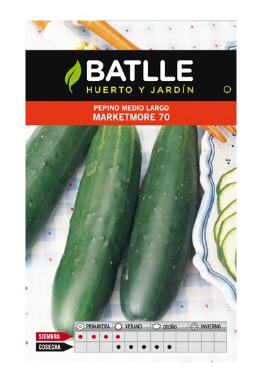 BATLLE  SEMILLA PEPINO MARKETMORE 70 LARGO