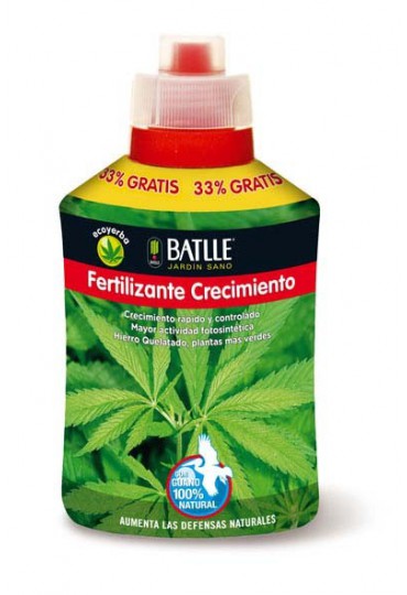 BATLLE FERTILIZANTE  ECOYERBA CRECIMIENTO 400 ML