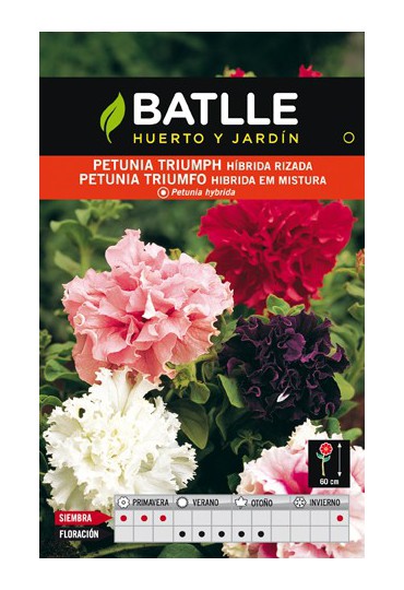 BATLLE SEMILLA DE PETUNIA TRIUMPH RIZADA