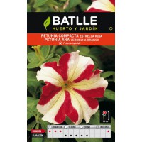 BATLLE SEMILLA DE PETUNIA COMPACTA ROJA