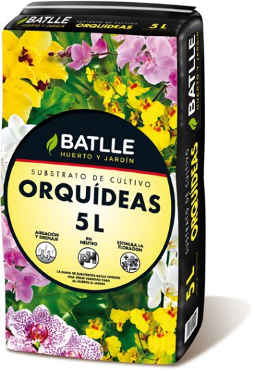 BATLLE SUSTRATO ORQUIDEAS 5 L