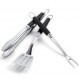 WEBER SET DE 3 ACCESORIOS ACERO INOXIDABLE