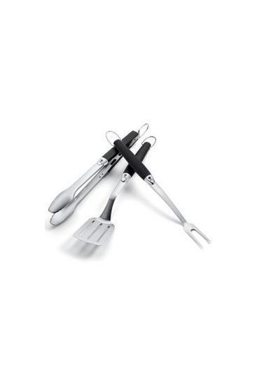 WEBER SET DE 3 ACCESORIOS ACERO INOXIDABLE