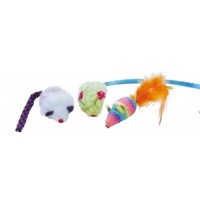 GLORIA PETS RATONES ARCO ÇIRIS (3 UDS)