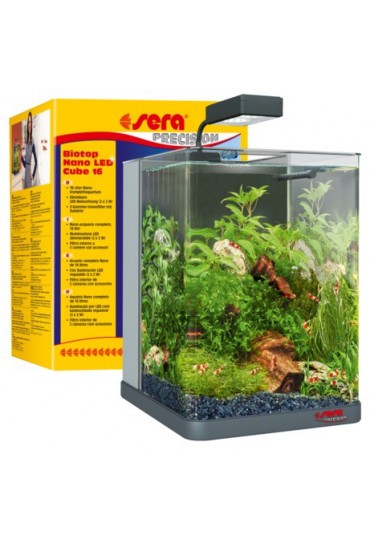 ACUARIO SERA BIOTOP NANO LED CUBE 16