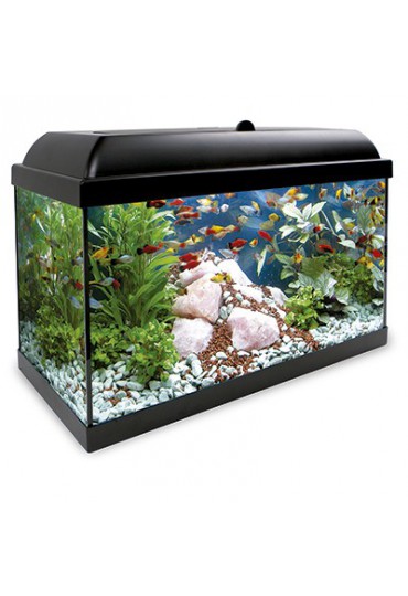 ACUARIO KIT MARINO HYDRA 25L NEGRO