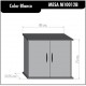 MESA AQUALIGHT 100/120L BLANCA