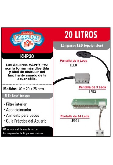 ACUARIO HAPPY PEZ 20 LTS