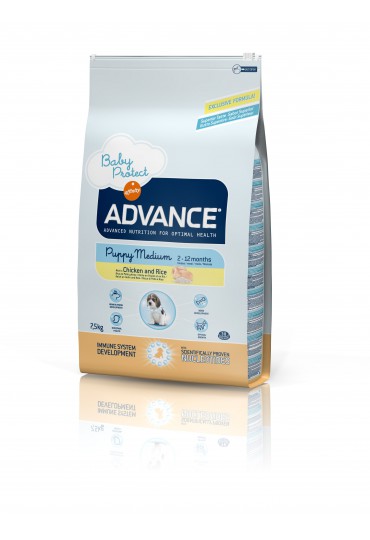 ADVANCE DOG MEDIUM PUPPY CHICKEN & RICE 3K