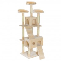 ARBOL RASCADOR BEIGE PARA GATOS
