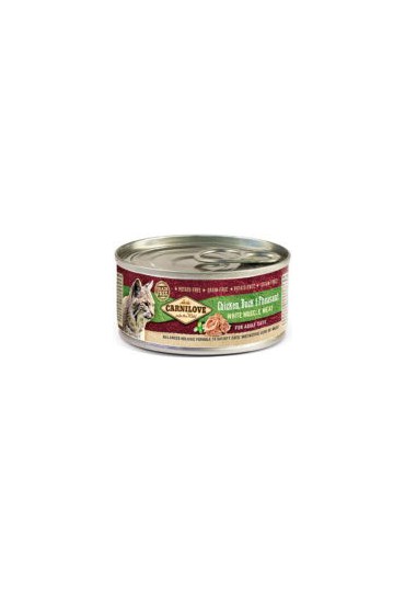 WHITMEAT POLLO, PATO Y FAISAN 100 GR CARNILOVE
