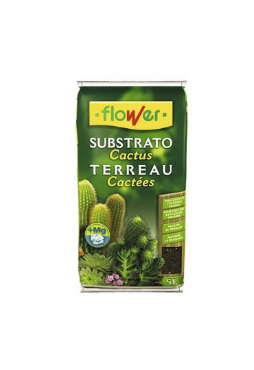 FLOWER  SUBSTRATO CACTUS 5 LTS.