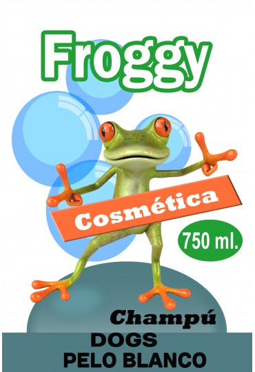 FROGGY CHAMPU PELO BLANCO 750 ML