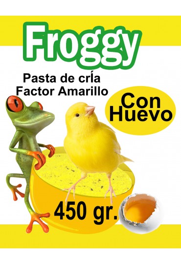 PASTA CRIA HUEVO 450 GR FROGGY