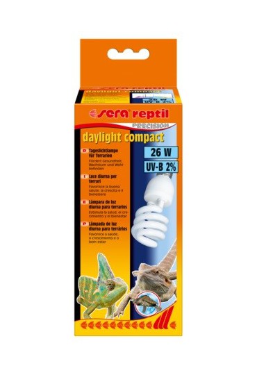 SERA REPTIL DAYLIGHT COMPACT 2% (26W)